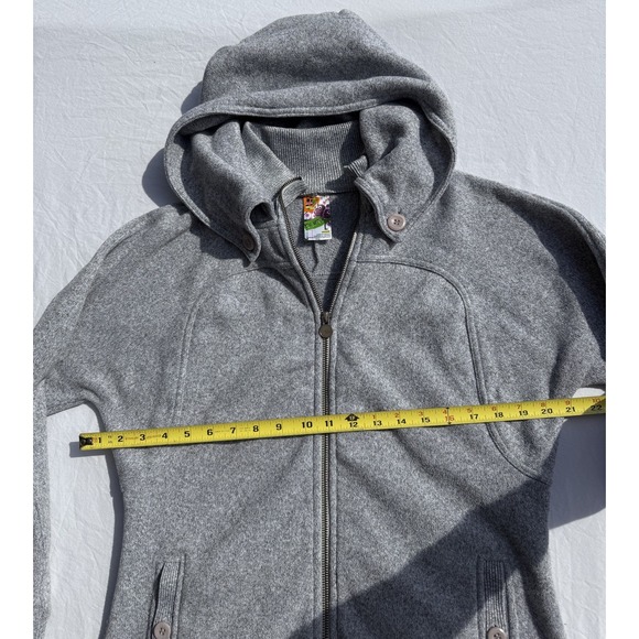 Burton Women's Dryride WB Minx Fleece Full Zip Grey Sweater Jacket Size L - Picture 5 of 6